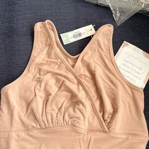 Kindred Bravely French Terry Racerback Nursing and Sleep Bra Color Beige